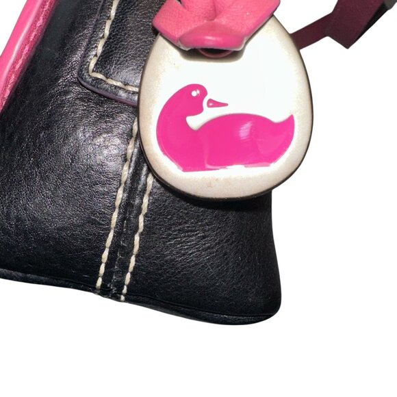 Dooney & Bourke Medium East/West Hearts Buckle Flap Leather Bag - Picture 3 of 10